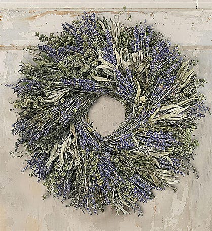 Preserved Lavender Wreath-16&quot;